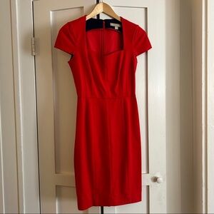 Banana Republic Statement Red Dress Sz 2